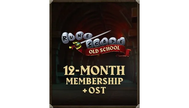 OLD SCHOOL RUNESCAPE 12-MONTH MEMBERSHIP + OST