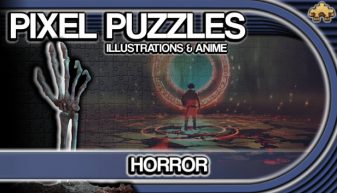 PIXEL PUZZLES ILLUSTRATIONS & ANIME – JIGSAW PACK: HORROR