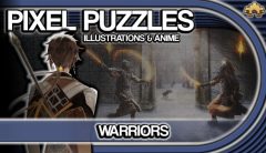 PIXEL PUZZLES ILLUSTRATIONS & ANIME – JIGSAW PACK: WARRIORS