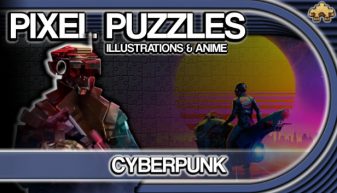 PIXEL PUZZLES ILLUSTRATIONS & ANIME – JIGSAW PACK: CYBERPUNK