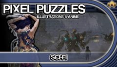 PIXEL PUZZLES ILLUSTRATIONS & ANIME – JIGSAW PACK: SCI-FI