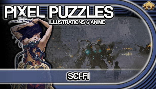 PIXEL PUZZLES ILLUSTRATIONS & ANIME - JIGSAW PACK: SCI-FI