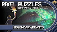 PIXEL PUZZLES ILLUSTRATIONS & ANIME – JIGSAW PACK: LEGENDARY BEASTS