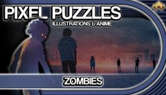 PIXEL PUZZLES ILLUSTRATIONS & ANIME – JIGSAW PACK: ZOMBIES