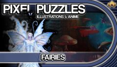 PIXEL PUZZLES ILLUSTRATIONS & ANIME – JIGSAW PACK: FAIRIES