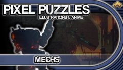 PIXEL PUZZLES ILLUSTRATIONS & ANIME – JIGSAW PACK: MECHS