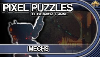 PIXEL PUZZLES ILLUSTRATIONS & ANIME – JIGSAW PACK: MECHS