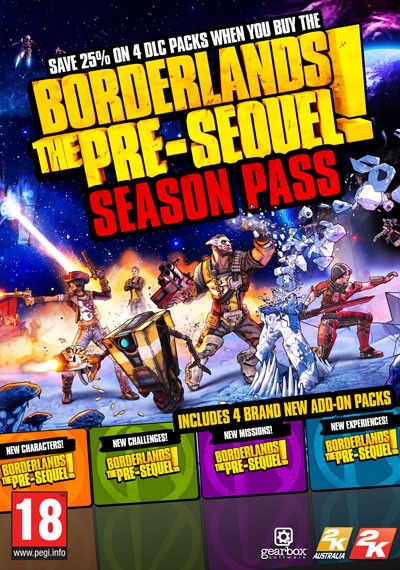 BORDERLANDS: THE PRE-SEQUEL SEASON PASS [MAC]